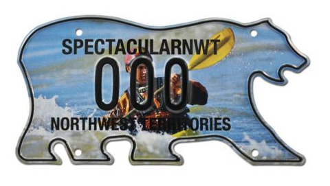 NWT Polar Bear License Plate